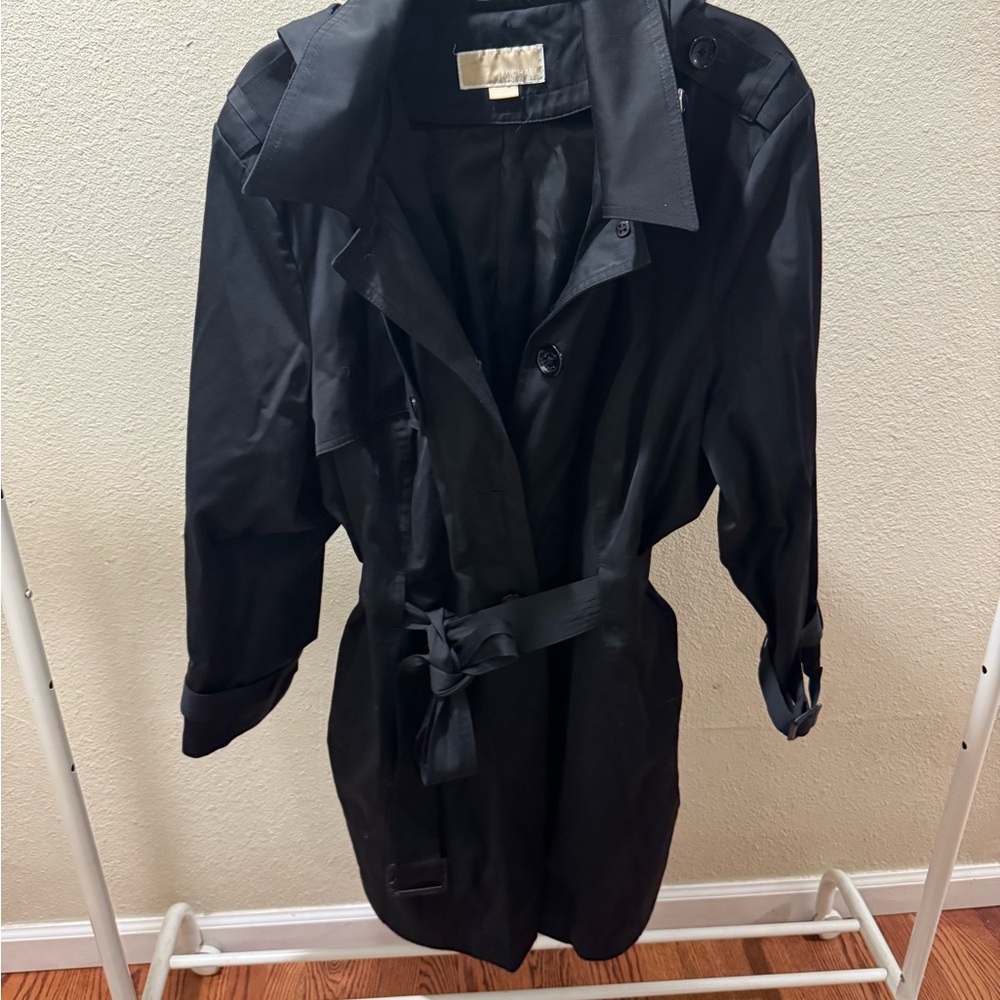 MICHAEL Michael Kors Black Trench Coat